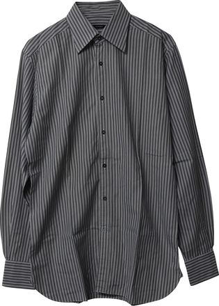 Gucci Pre-owned Mens Striped Button Down Shirt in White Cotton - Size X-Small