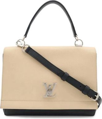Louis Vuitton Pre-owned Borsa Lockme Cartable in Pelle di Vitello 2way - - Pre-owned - Donna - Beige - ONE SIZE