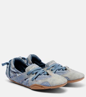 Acne Studios Trompe loeil leather flats