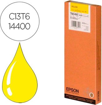 Epson Cartucho Epson T6144 Amarillo Stylus Pro 4400/4450