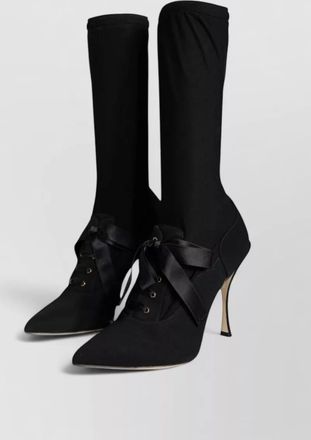 Dolce & Gabbana mid calf stiletto boots