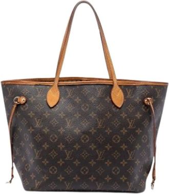 Louis Vuitton Pre-owned Tote Bags, female, Brown, Size: ONE SIZE Pre-owned Neverfull MM Tote Bag