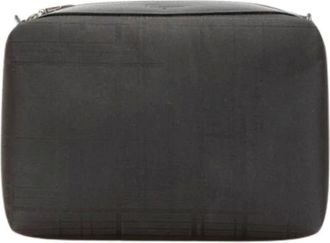 Ferragamo Pre-owned Clutches, female, Black, Size: ONE SIZE Pre-owned Leather Clutch
