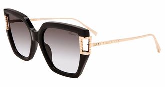 Chopard Grey Gradient Butterfly Ladies Sunglasses SCH378M BLKX 55
