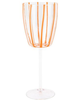 Vietri Vietri Nuovo Stripe Wine Glass With $10 Credit