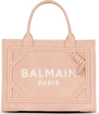 Balmain small B-Army tote bag - women - Calf Leather/CALFSKIN - One Size - Pink
