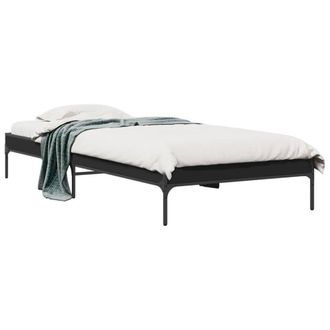 Berkfield Home Bed Frame without Mattress Black 100x200 cm
