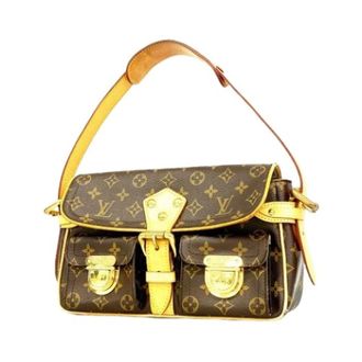 Louis Vuitton Pre-owned Shoulder Bags, female, Brown, Size: ONE SIZE Pre-owned Vintage Canvas Shoulder Bag