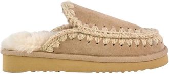 Mou Eskimo Slipper - Dames - Pantoffels - Bruin - 36 EU - Su&egrave;de - Schoenen