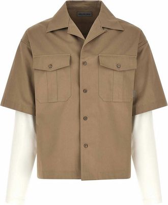Balenciaga Double-Layer Shirt