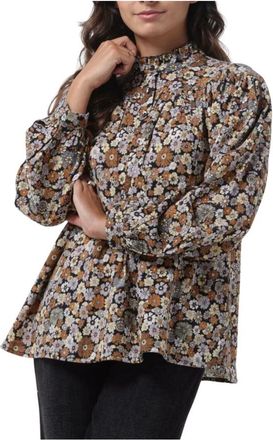 Antik Batik Colline Blouse in Multi Kleur - Dames - Blouses - Veelkleurig - M - Overhemden