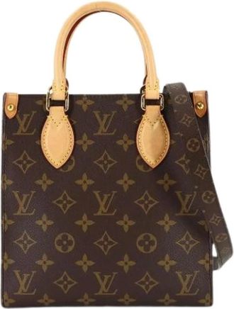 Louis Vuitton Pre-owned Tote Bags, female, Brown, Size: ONE SIZE Pre-owned Sac Plat BB