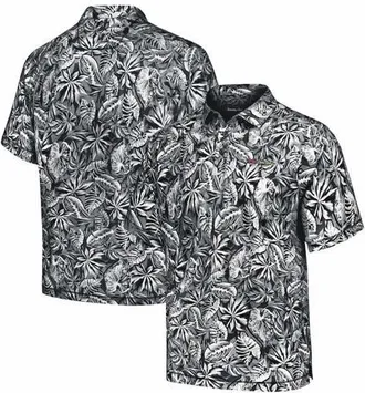 Tommy Bahama Mens Tommy Bahama Black Ross Chastain Sport Tropical Score IslandZone Polo at Nordstrom, Size Large