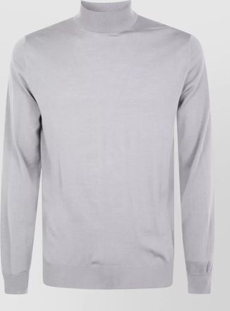 FILIPPO DE LAURENTIIS virgin merino wool mock turtleneck jumper
