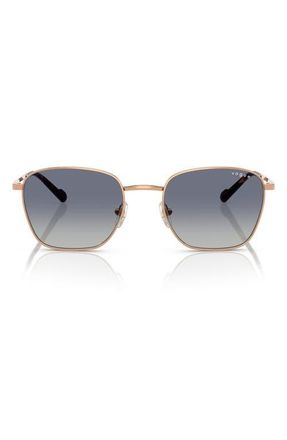 Vogue Eyewear 53mm Pillow Sunglasses in Rose Gold at Nordstrom