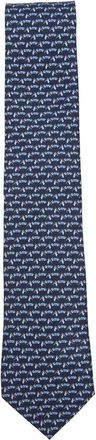 Ferragamo Race-patterned Tie