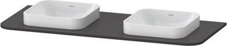 Duravit Duravit - Consola Happy D.2 Plus Hp032k, 1300x550 Mm, 2 Huecos