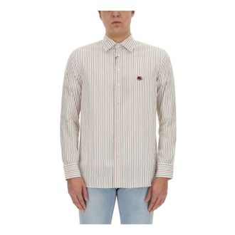 Etro Etro, Casual Shirts, male, Multicolor, Size: 2XL Pegasus Shirt