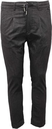 Cruna Mitte 615 Slim-Fit Broek - Heren - Slim Fit Broeken - Zwart - XS - Katoen - Broeken