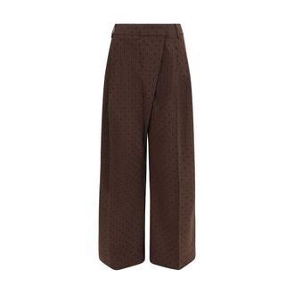 Ganni Ganni Elastane Casual Womens Pants