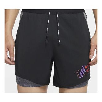 Nike FLEX STRIDE FUTURE FAST 2-IN-1 Running Shorts Black CU5475-010