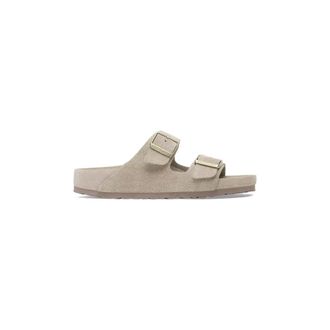Birkenstock Arizona EXQ Leve Smalle Pasvorm - Dames - Schoenen - Beige - Maat: 39 EU Leer