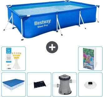 Bestway Piscina Bestway Steel Pro Rectangular - 300x201x66 Cm - 7-piezas S154