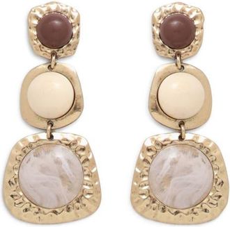 Petit Moments Mirel Triple Drop Earrings in Gold at Nordstrom