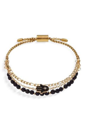 Alex and Ani Hamsa Stranded Bracelet Set in Gold at Nordstrom, Size Small