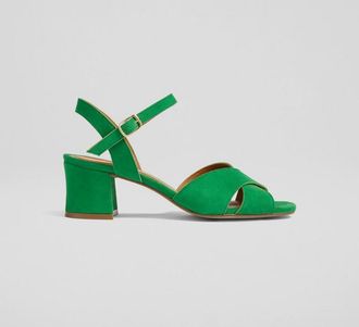 L.k. Bennett Womens Alba Formal Sandals - Green - Size UK 2