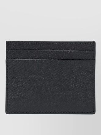 Valentino Garavani compact textured wallet and cardholder design