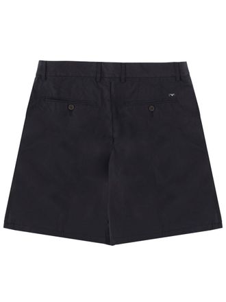Emporio Armani Cotton Bermudas - Blue