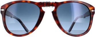 Persol Aviator Brown Havana Blue Gradient Polarized Sunglasses