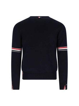 Thom Browne Mens Sweaters Blue Cotton