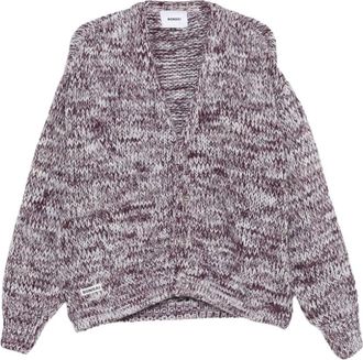 BONSAI V-hals Vest - Heren - Truien - Paars - Maat: L Leer