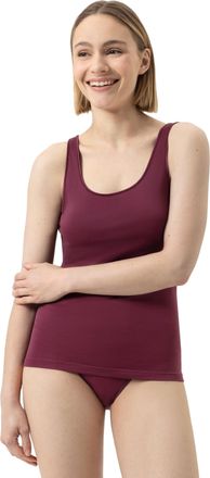 Mey Tanktop MEY SERIE EMOTION, Damen, Gr. 36, boysenberry, Feinripp, Obermaterial: 50% Viskose, 46% Polyamid, 4% Elasthan, figurbetont h&uuml;ftbedeckend, Rund