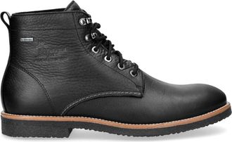 Panama Jack Mens Glasgow GTX C3 Black Waterproof Leather Ankle Boots - Size EU 43