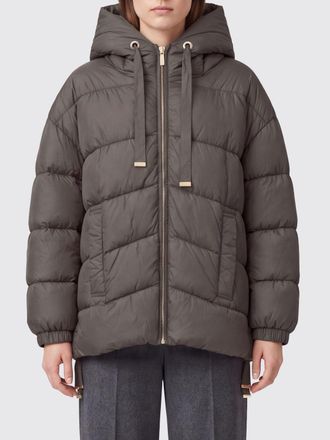 Max Mara Quilted Nylon Hooded Puffer Jacket with Drawstring