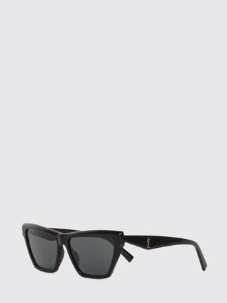 Saint Laurent Occhiali da sole cat-eye in acetato con monogramma YSL