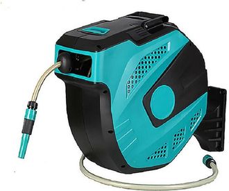Trade Shop Trade Shop - Avvolgitubo Acqua Con Avvolgitore Avvolgi Tubo Automatico 15 Mt 15 Metri