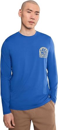 Chubbies Chubbies The Sunny Tomorrow (sun Crewneck) Mens T Shirt Bright Blue : 2XL, Polyester