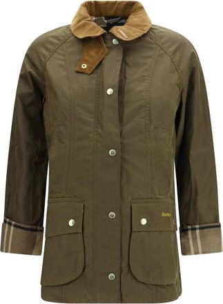 Barbour Dark Green Shirt Collar Jacket