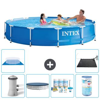 Intex Piscina Con Estructura Redonda - 366x76 Cm - 8-piezas S41763