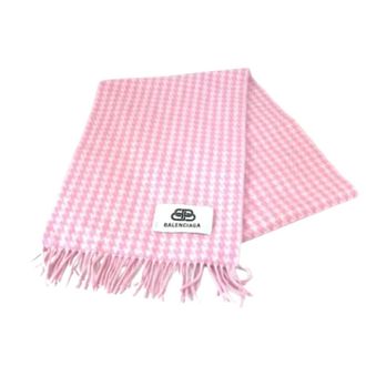 Balenciaga Pre-owned Fabric scarves - Dames - Pre-owned - Roze - Maat: ONE Size