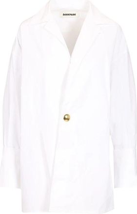 Darkpark Shirts - Dames - Overhemden - Wit - M - Overhemden
