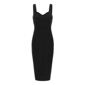 Elisabetta Franchi Dames, Jurken, Zwart, Maat: L