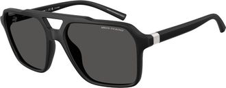 A|X Armani Exchange AX4166SU 807887 Mens Sunglasses Black Size 57