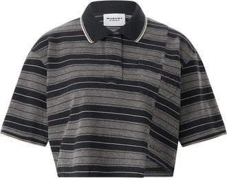 Isabel Marant Cropped Polo Shirt - Dames - Polos - Veelkleurig - M - Tops