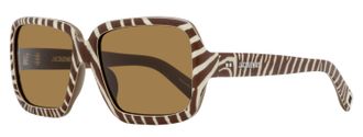 Jacquemus Womens Cabana Sunglasses JAC86S 004 Brown Zebra 60mm