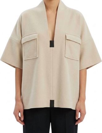 Henriette Steffensen Fleece V Neck Blouse In Kit